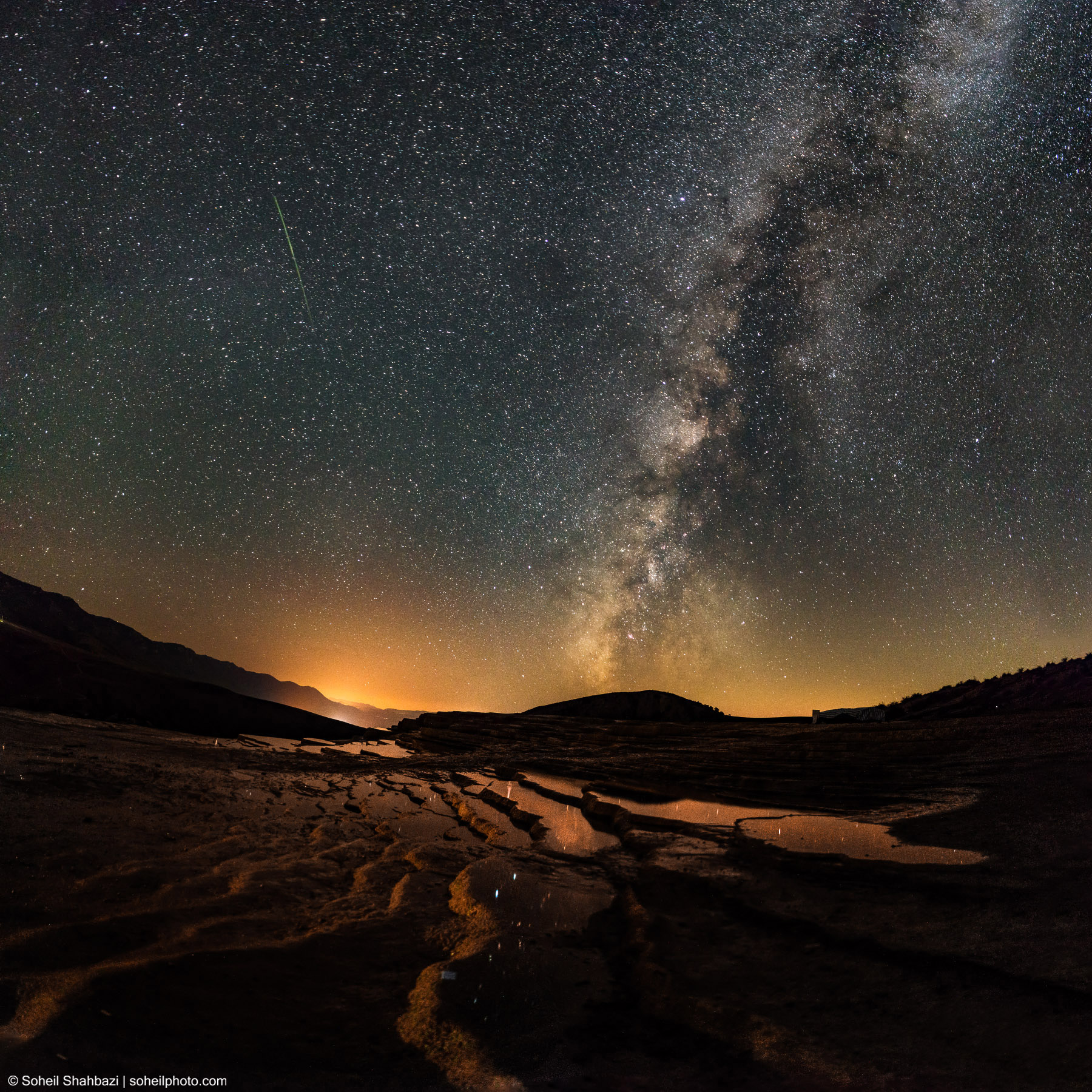 Milky Way Galaxy in Badab Soort springs