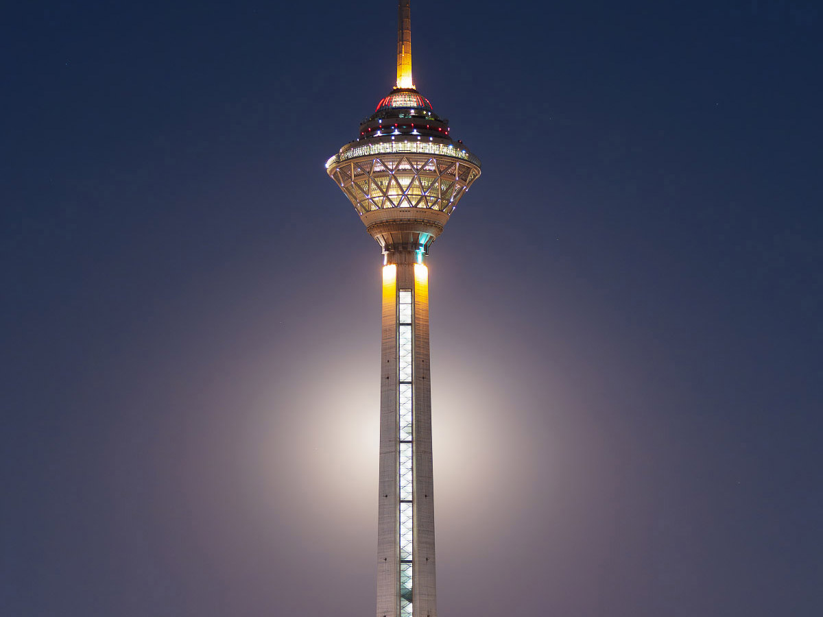 Milad tower night