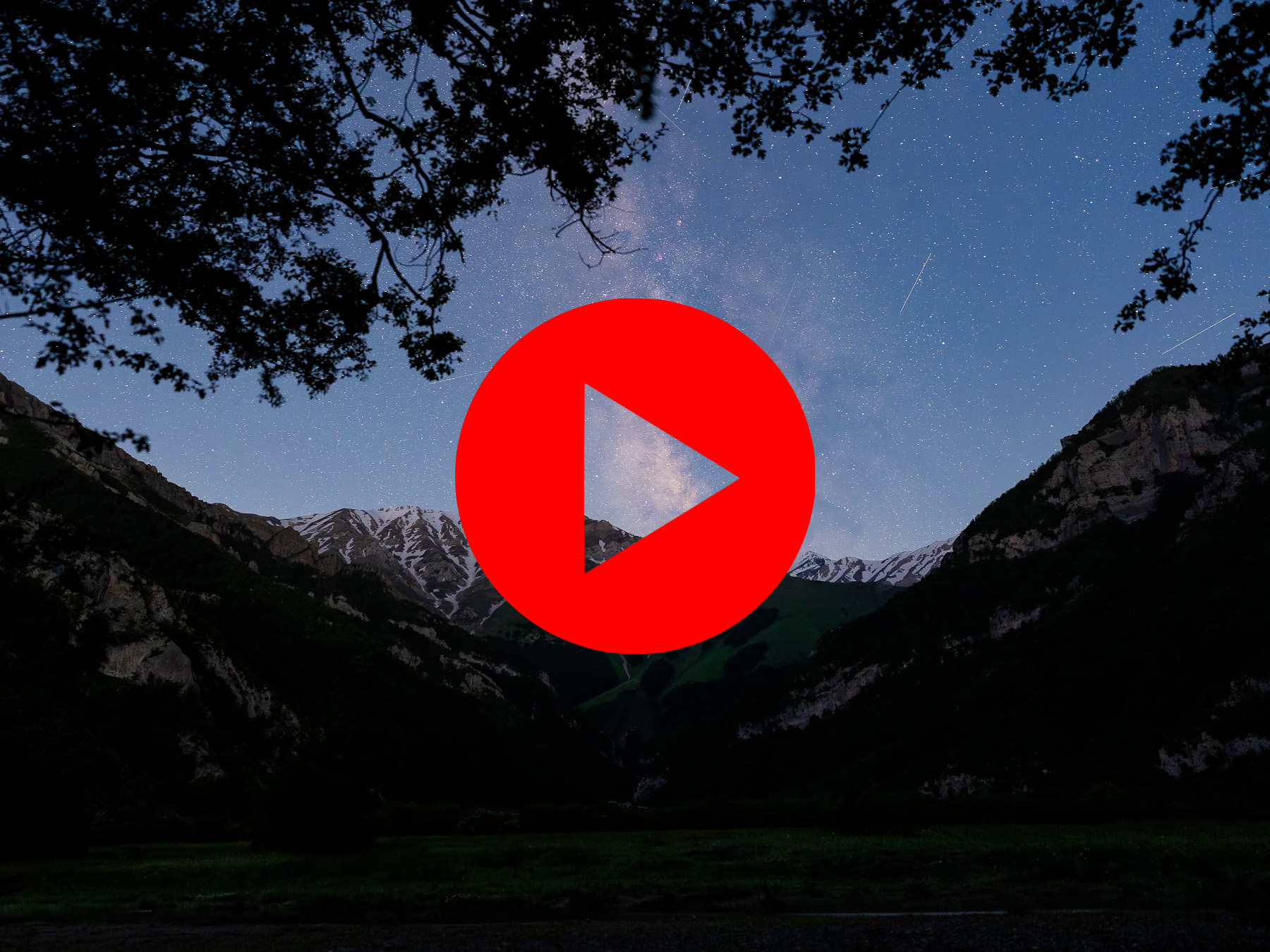 Milky way and Daryasar Plain Time lapse
